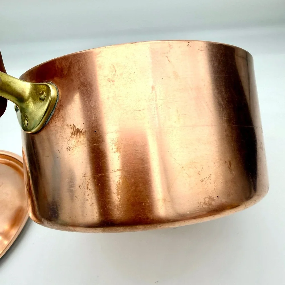 Paul Revere‎ 1976 Limited Edition Copper Saucepan Pot With Lid Brass